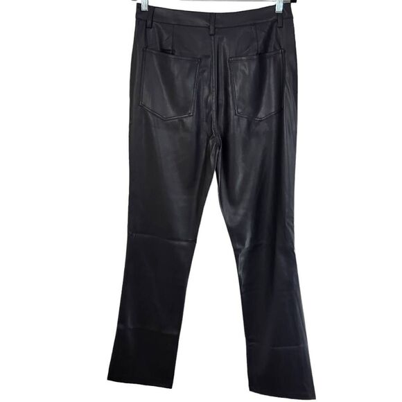 WeWoreWhat Black Vegan Leather Pants NWT Size 31 Revolve leather pants - Picture 2 of 8